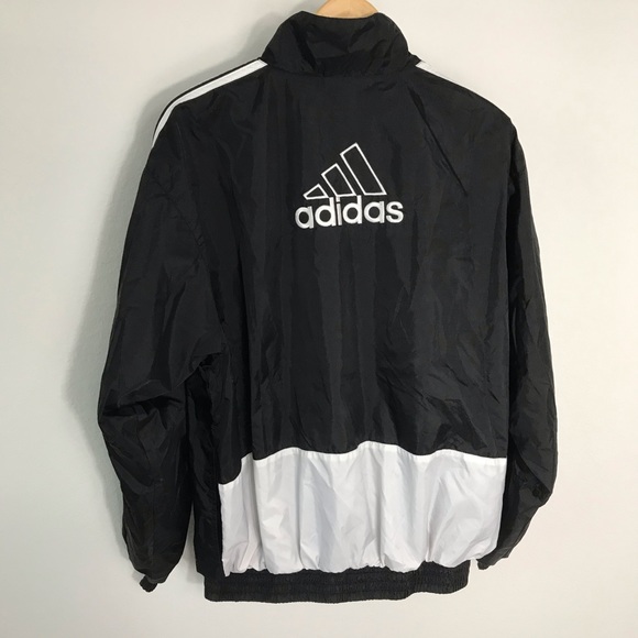 Adidas Men’s Windbreaker Jacket Size Large - Picture 2 of 3